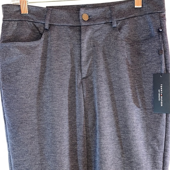 NWT- TOMMY HILFIGER Size: 10 pants designed, after jeans. Color. Blue/Grey. - Picture 3 of 6